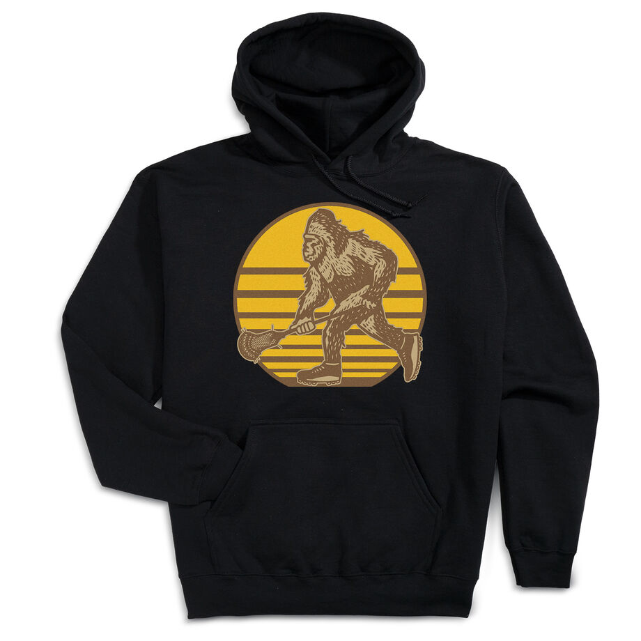 Guys Lacrosse Hooded Sweatshirt - BigFoot - Personalization Image