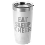 Cheerleading 20 oz. Double Insulated Tumbler - Eat Sleep Cheer