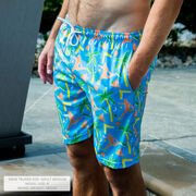 Soccer Swim Trunks - Island Breeze