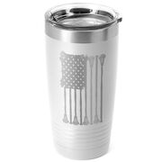 Guys Lacrosse 20 oz. Double Insulated Tumbler - Lax Flag