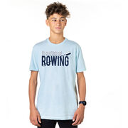 Crew Tshirt Short Sleeve I'd Rather Be Rowing