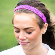 Running Juliband Non-Slip Deluxe Headband - Pink Glitter