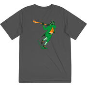 Guys Lacrosse Short Sleeve Performance Tee - Lacrosse Leprechaun