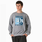Hockey Crewneck Sweatshirt - Survival of the Fittest