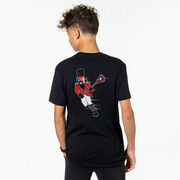 Guys Lacrosse T-Shirt Short Sleeve - Crushing Goals (Back Design)