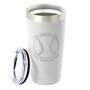 Softball 20 oz. Double Insulated Tumbler - Icon