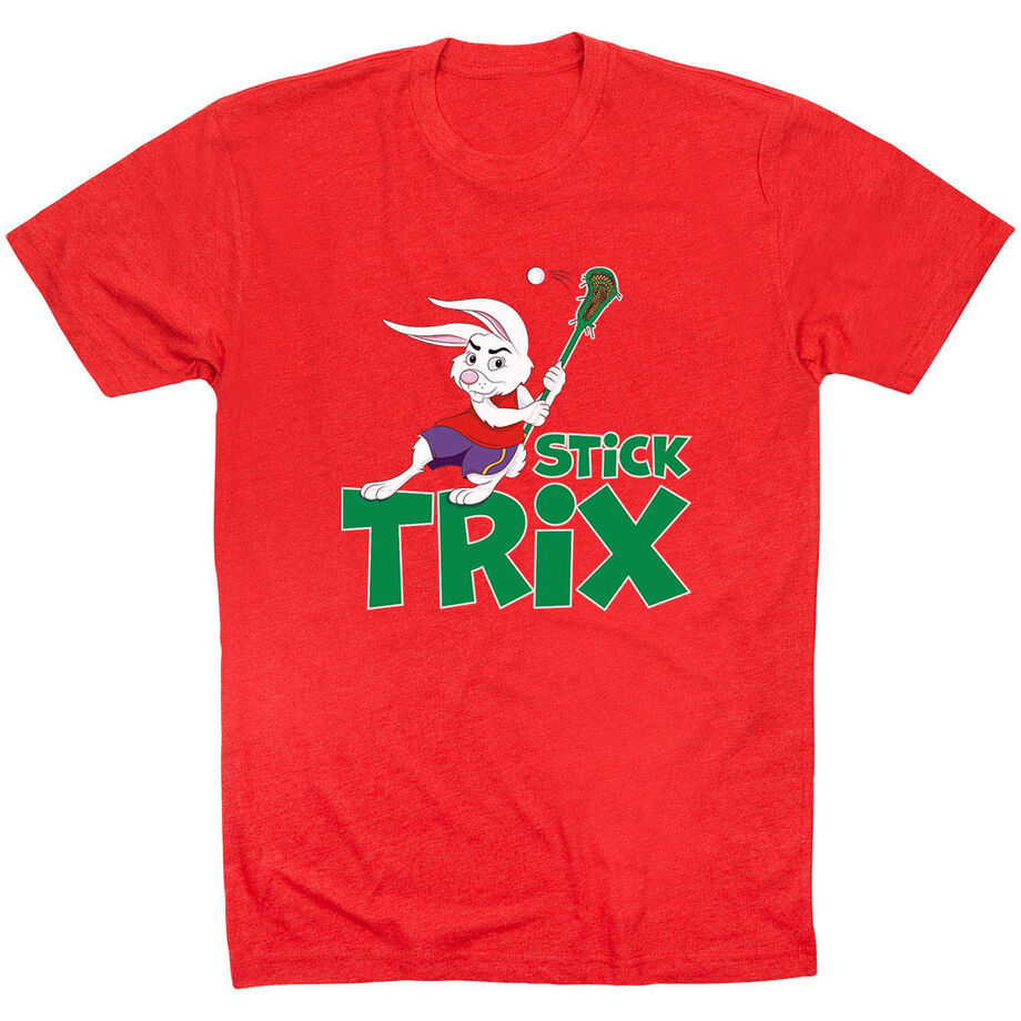 Guys Lacrosse Short Sleeve T-Shirt - Stick Tricks