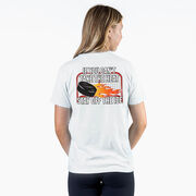 Hockey Short Sleeve T-Shirt - If You Can't Take the Heat (Back Design)