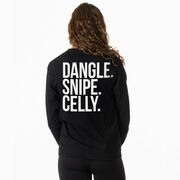 Hockey Tshirt Long Sleeve - Dangle Snipe Celly Words (Back Design)