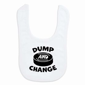 Hockey Baby Bib - Dump and Change