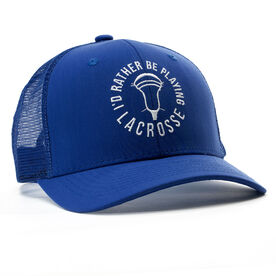 Lacrosse Trucker Hat - Rather Be Playing Lax