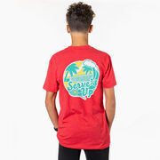 Tennis Short Sleeve T-Shirt - Serve's Up (Back Design)