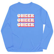 Cheerleading Long Sleeve Performance Tee - Retro Cheer