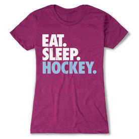 Hockey Women's Everyday Tee - Eat. Sleep. Hockey.