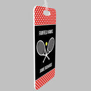 Tennis Bag/Luggage Tag - Personalized Tennis Team with Rackets