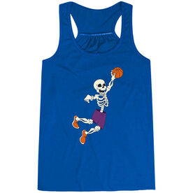  Basketball Flowy Racerback Tank Top - Bones Baller