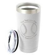 Baseball 20 oz. Double Insulated Tumbler - Icon