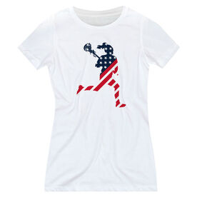 Girls Lacrosse Women's Everyday Tee - Play Lax for USA