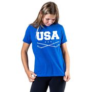 Hockey T-Shirt Short Sleeve - USA