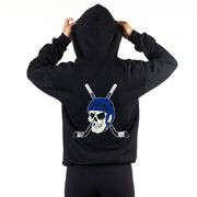 Hockey Hooded Sweatshirt - Chill to the Bone (Back Design)