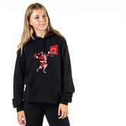 Basketball Hooded Sweatshirt - Slam Dunk Santa