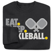 Pickleball Crewneck Sweatshirt - Eat. Sleep. Pickleball