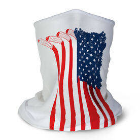Hockey Multifunctional Headwear - American Flag Sticks RokBAND