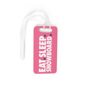 Snowboarding Bag/Luggage Tag - Eat Sleep Snowboard