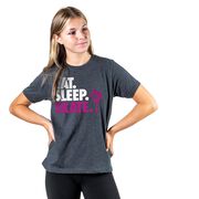 Figure Skating T-Shirt Short Sleeve Eat. Sleep. Skate.