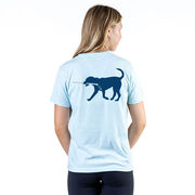 Hockey Short Sleeve T-Shirt - Rocky The Hockey Dog (Back Design)