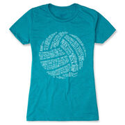 Volleyball Women's Everyday Tee - Volleyball Words