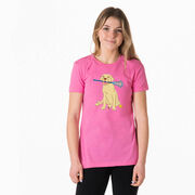 Girls Lacrosse Women's Everyday Tee - Chase The Lax Dog