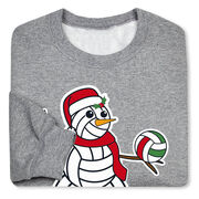 Volleyball Crewneck Sweatshirt - Serving Holiday Cheer