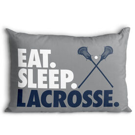 Guys Lacrosse Pillowcase - Eat Sleep Lacrosse