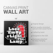 Hockey Canvas Wall Art - Light The Lamp