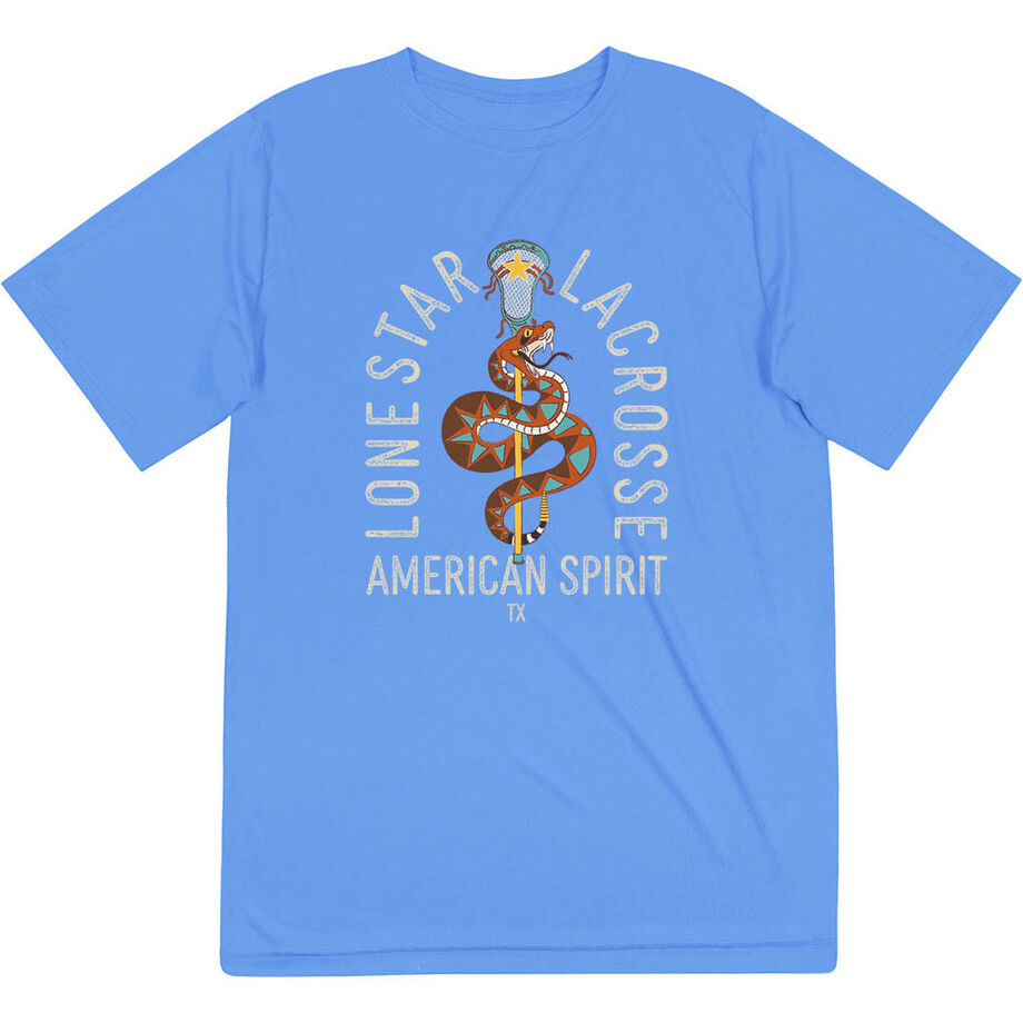 Guys Lacrosse Short Sleeve Performance Tee - Lone Star Lacrosse