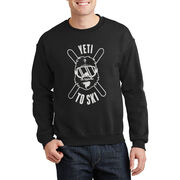 Skiing Crewneck Sweatshirt - Yeti To Ski