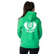 Pickleball Hooded Sweatshirt - I'd Rather Be Playing Pickleball (Back Design)