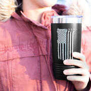 Hockey 20 oz. Double Insulated Tumbler - Flag