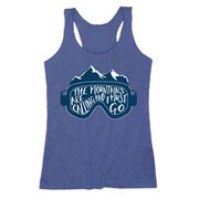 Skiing & Snowboarding Women's Everyday Tank Top - The Mountains Are Calling