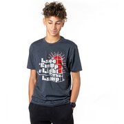 Hockey Short Sleeve T-Shirt - Lace 'Em Up And Light The Lamp