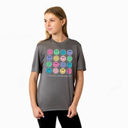 Volleyball Short Sleeve Performance Tee - Volleyball Makes Me Happy