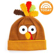 Happy Hatter Thanksgiving Turkey Knit Beanie Hat