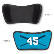 Softball Repwell&reg; Slide Sandals - Crossed Bats with Numbers