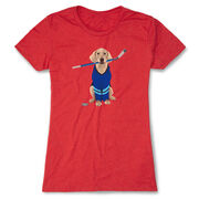Hockey Women's Everyday Tee - Puck The Hockey Dog