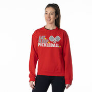 Pickleball Crewneck Sweatshirt - Eat. Sleep. Pickleball