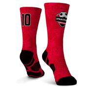 Custom Team Graphic Flex Mid-Calf Socks - Soccer