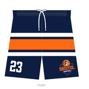 Custom Team Shorts - Basketball Stripes
