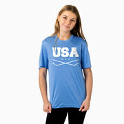 Hockey Short Sleeve Performance Tee - USA Hockey