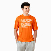 Lacrosse Short Sleeve Performance Tee - All Weekend Lacrosse
